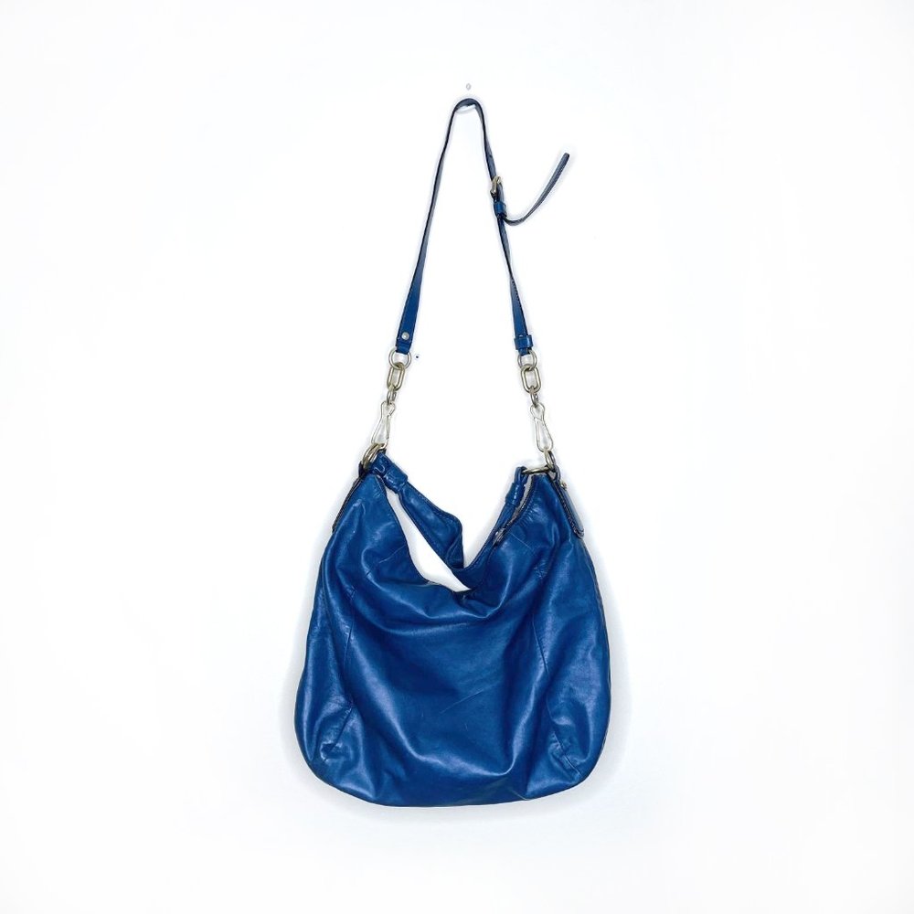 ⚡️SOLD⚡️ coach large blue leather kristin hobo bag - Picture 5 of 15